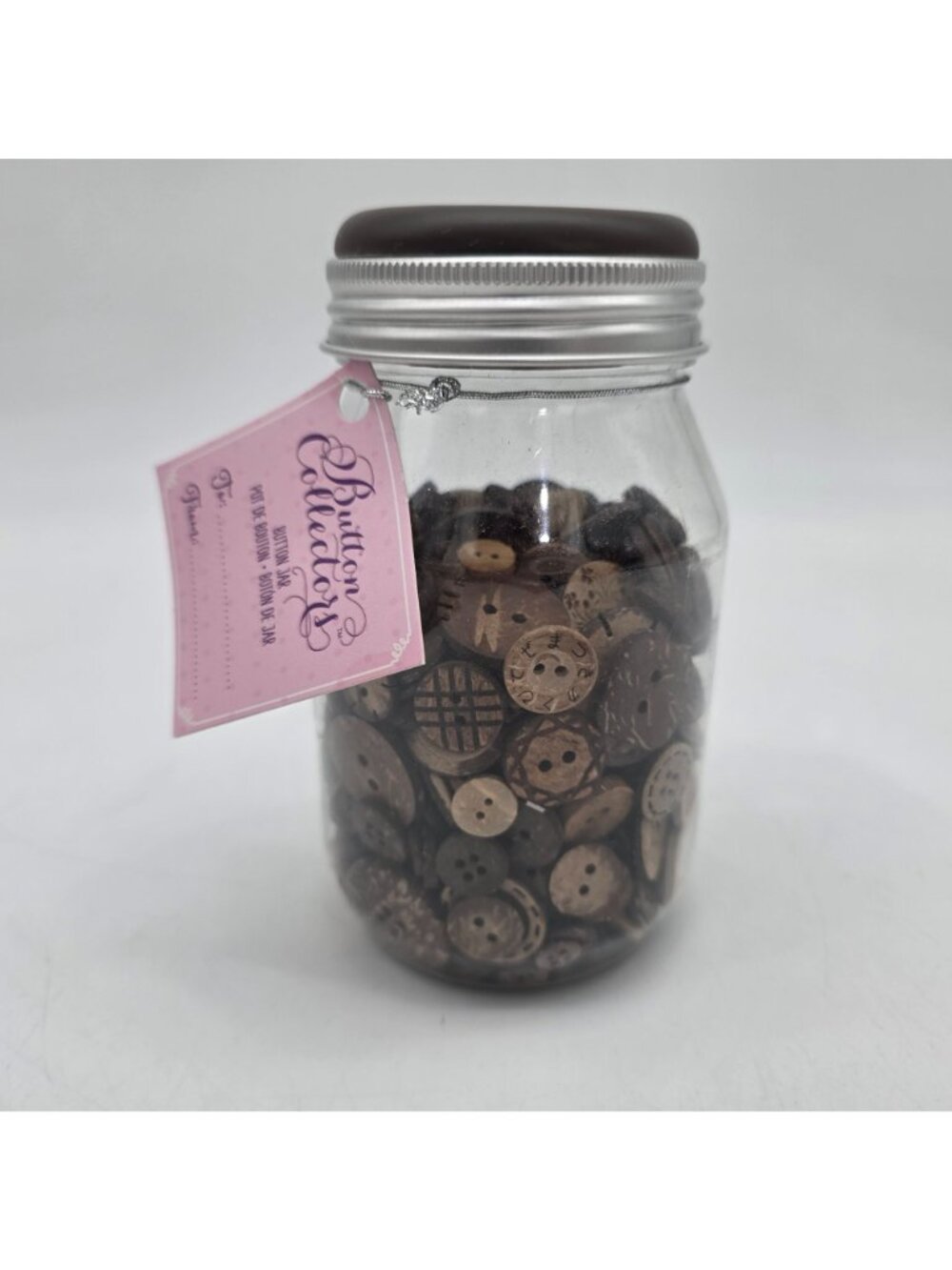 Assorted Coconut Wood Buttons For Crafting Sewing Or DIY Projects - Picture 2 of 8